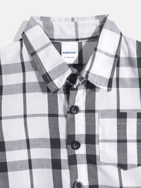 Moms Love Infant Boys Checked Pure Cotton Shirt