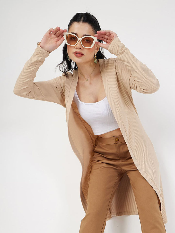 SASSAFRAS Open Front Longline Shrug