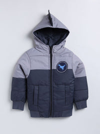 Moms Love Infant Boys Colourblocked Lightweight Padded Jacket