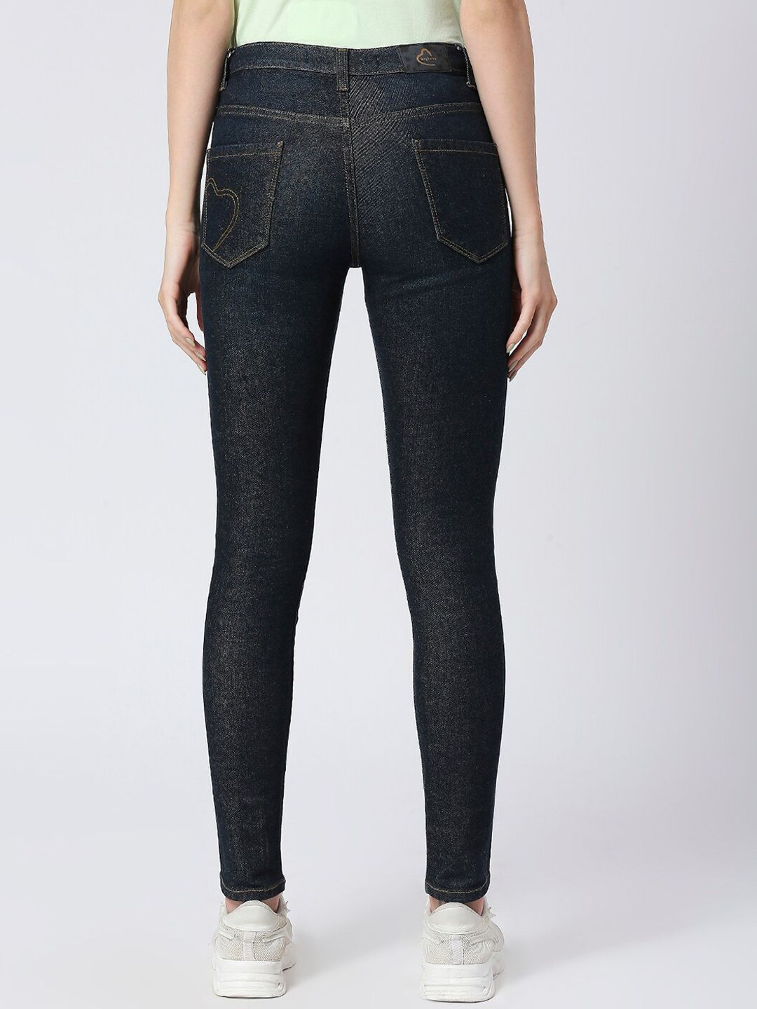 Being Human Women Skinny Fit High-Rise Light Fade Jeans