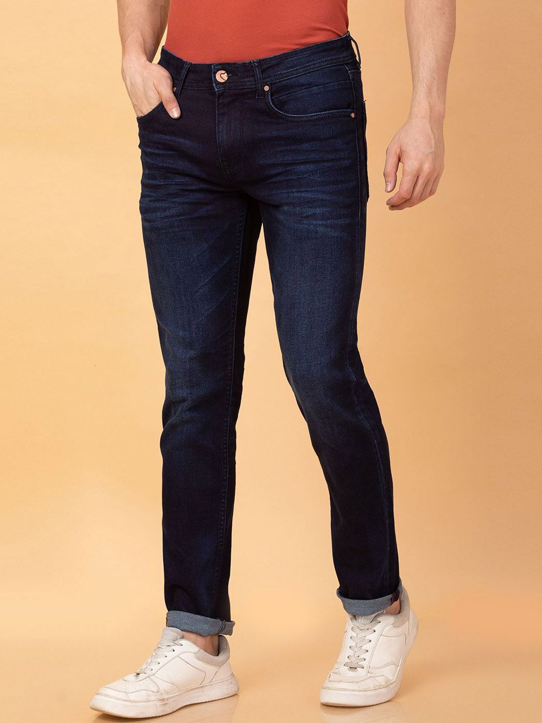 Being Human Men Slim Fit Light Fade Jeans