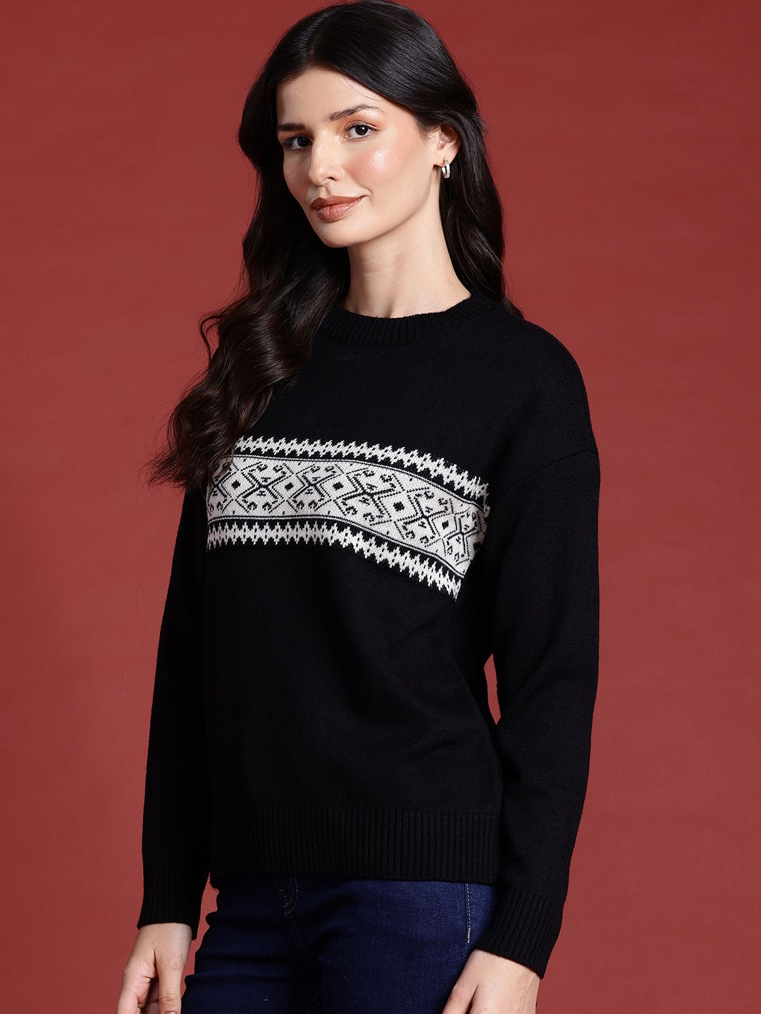 all about you Women Drop Shoulder Pullover