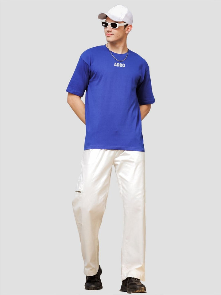 ADRO Men Printed Applique T-shirt