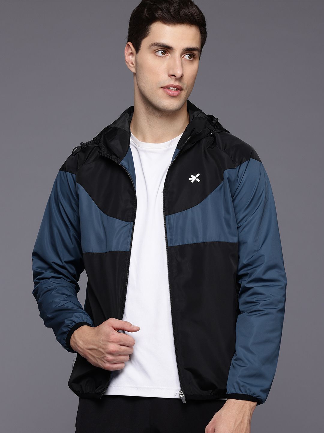 HRX by Hrithik Roshan Men Colourblocked Rapid-Dry Training Jacket