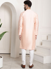 SOJANYA Mandarin Collar Regular Mirror Work Kurta with Pyjamas