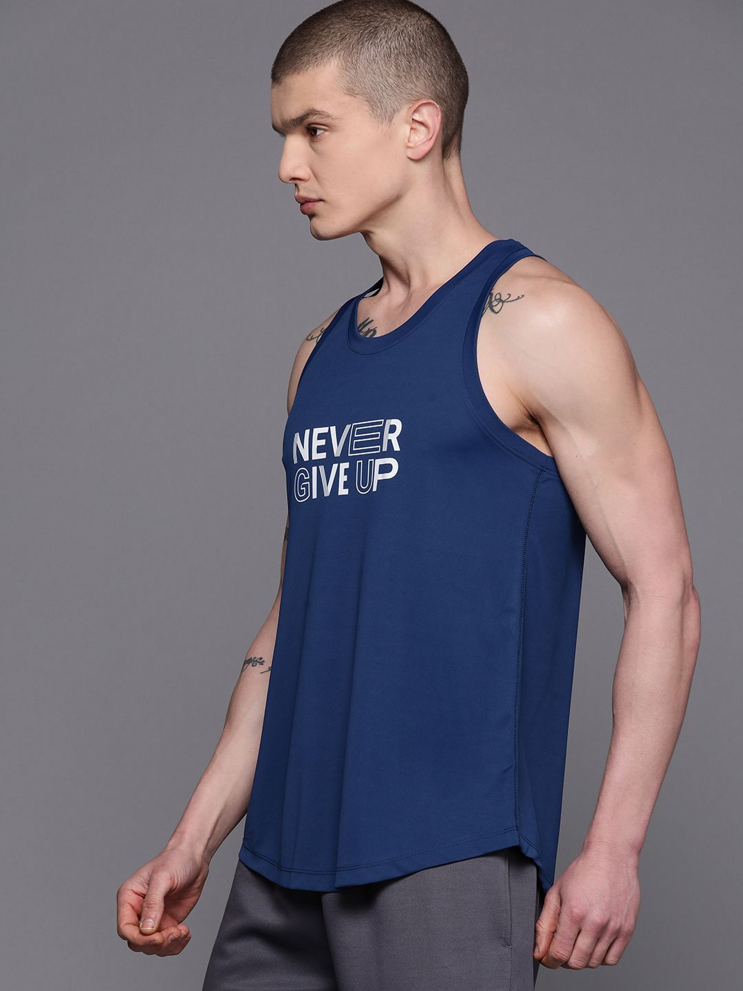 HRX by Hrithik Printed Rapid-Dry Training T-shirt