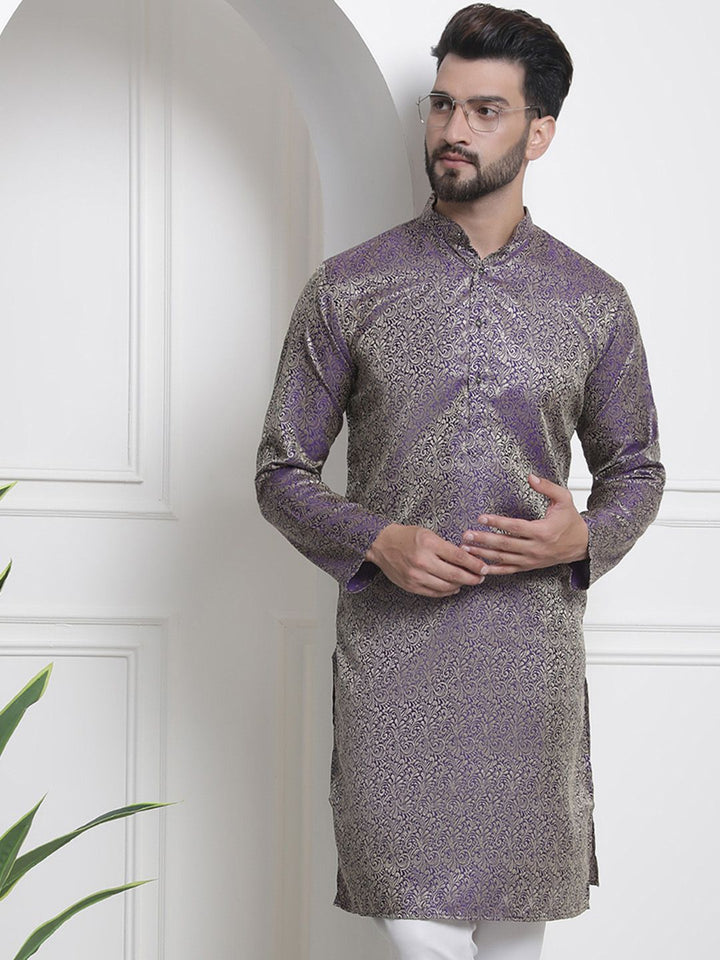 SOJANYA Kurta Motif Etnik Rekaan Tenunan