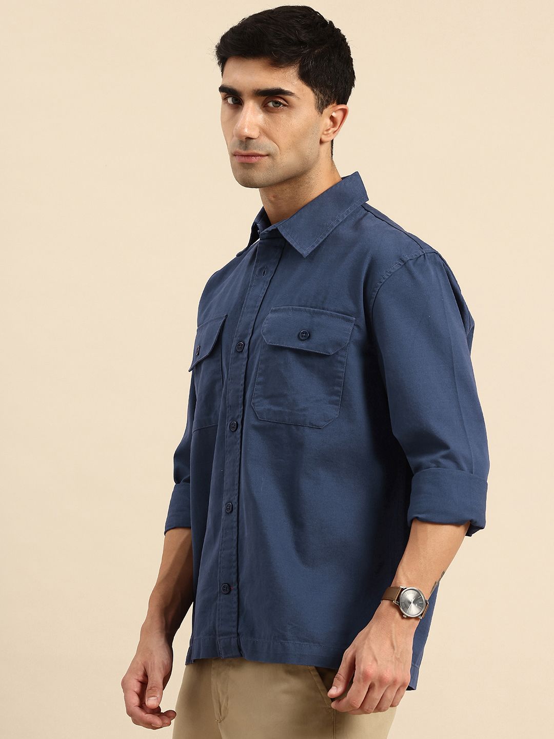 Being Human Pure Cotton Casual Shirt