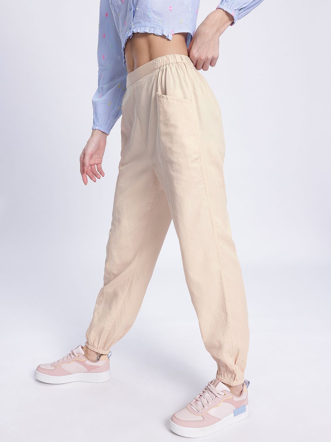 DressBerry Women Cozy Couture Jogger Style Trousers