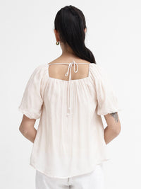 Rareism Off-bahu Puff Lengan Atas