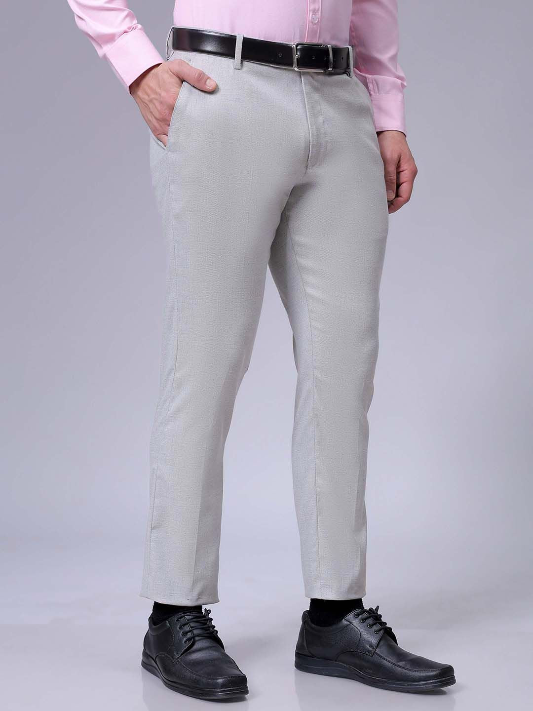 The Indian Garage Co. X Luxe Men Slim Fit Formal Trousers