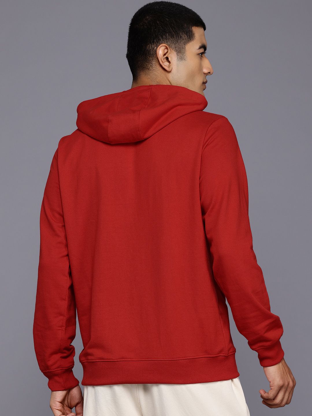 HRX by Hrithik Roshan Typography Print Hooded Sweatshirt