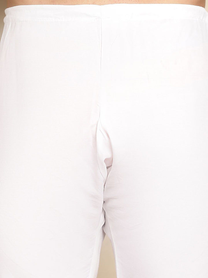 SOJANYA Ethnic Motifs Embroidered Sequined Pure Cotton Kurta with Churidar