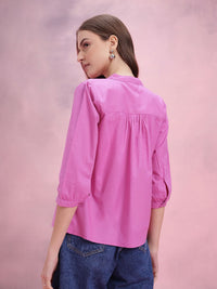 DressBerry Shirt Style Pure Cotton Top