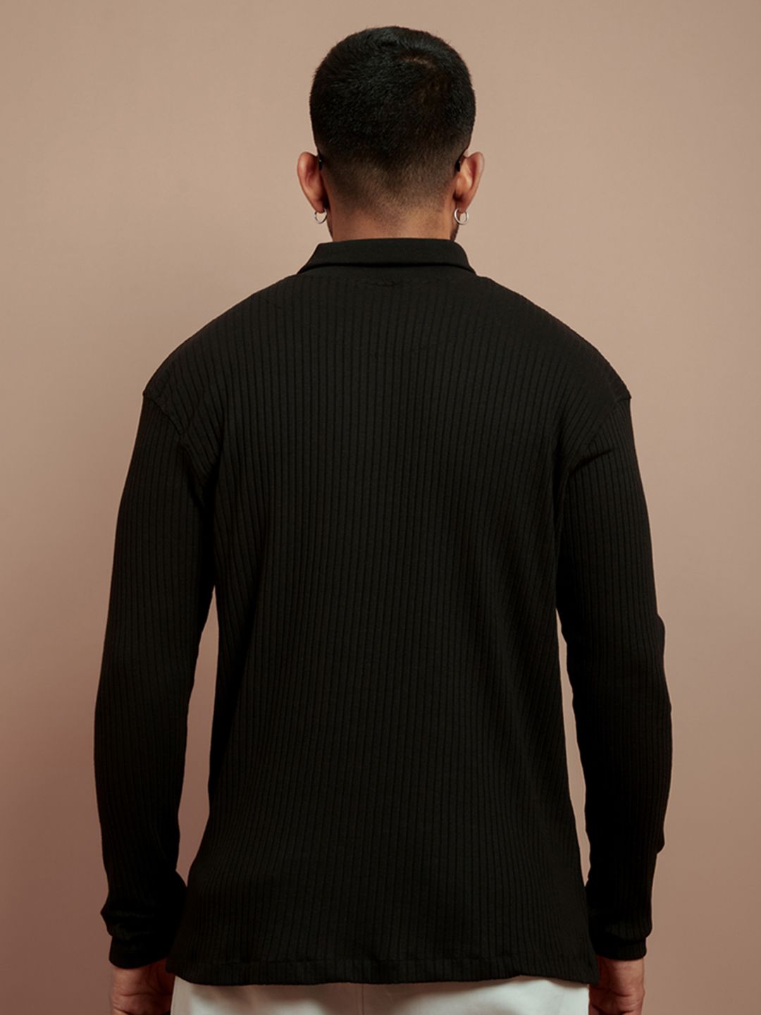 Powerlook Black Turtle Neck T-shirt
