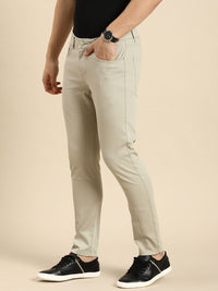 Being Human Men Solid Mid-Rise Regular Fit Chinos