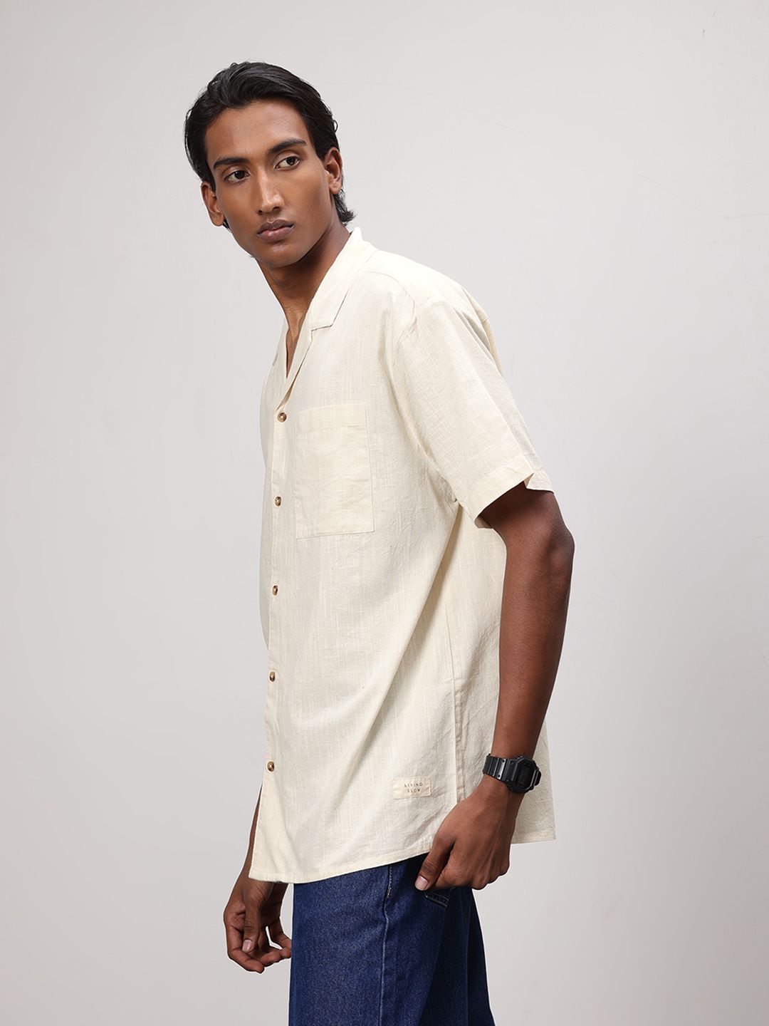 ether Zen Men Opaque Casual Shirt