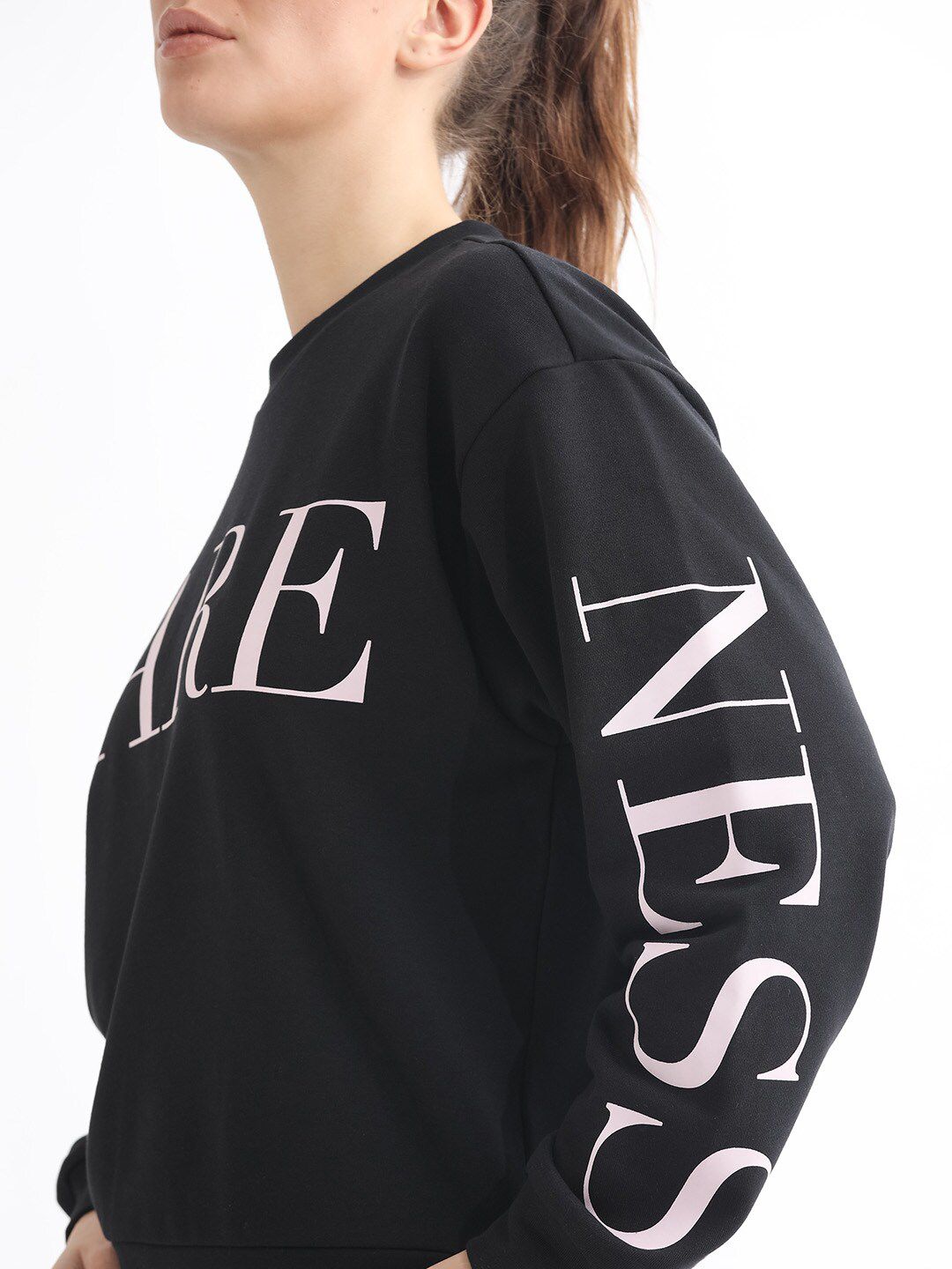 RAREISM Typographic Printed Cotton Sweatshirt