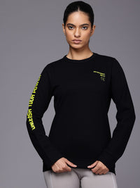 HRX by Hrithik Roshan SCULPTFLEX Printed Training Sweatshirt