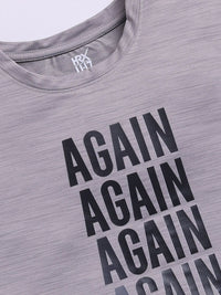 HRX by Hrithik Roshan Boys Typography Printed T-shirt