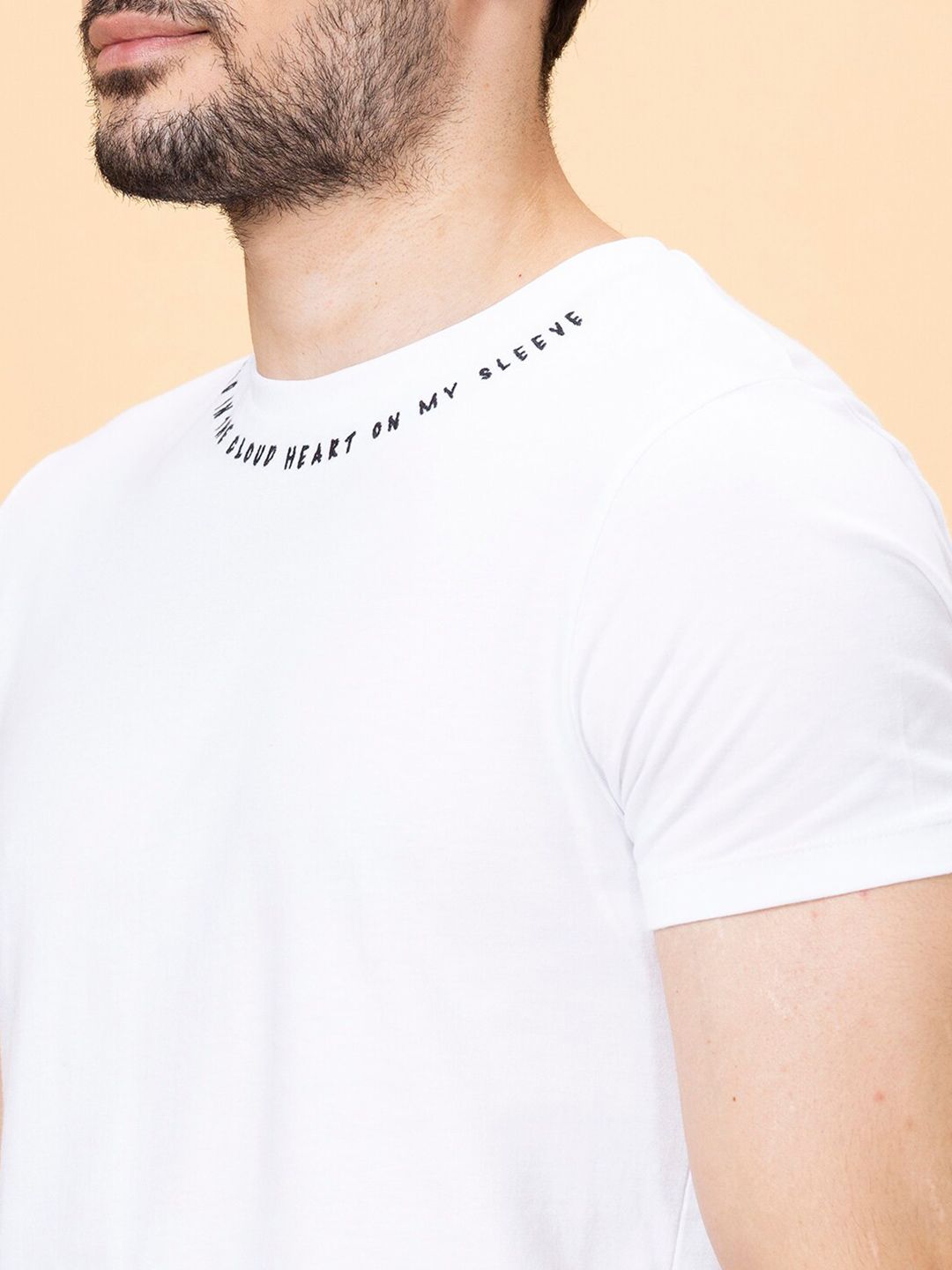 Being Human Round Neck Short Sleeves Casual T-shirt