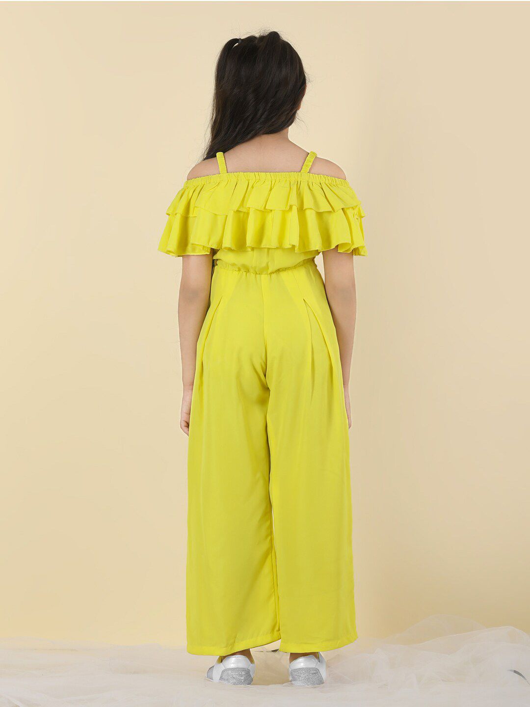 Cutiekins Girls Basic Jumpsuit With Ruffles