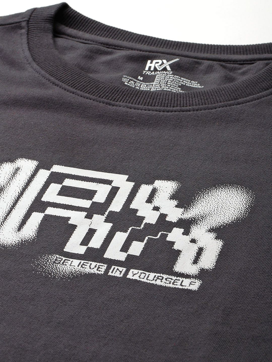 HRX by Hrithik Roshan Brand Logo Printed Training Sweatshirt