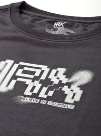 HRX by Hrithik Roshan Brand Logo Printed Training Sweatshirt
