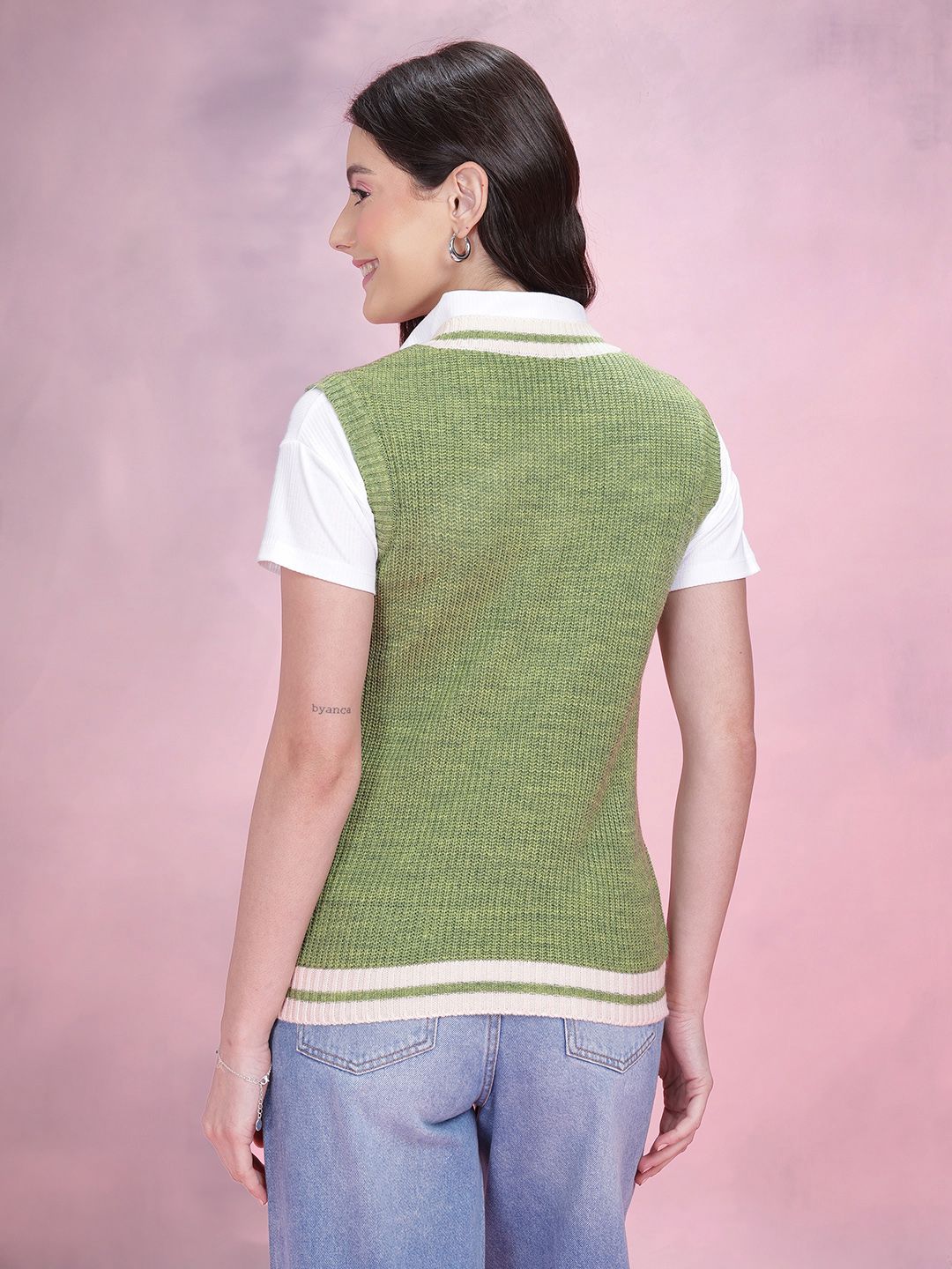 DressBerry Women Acrylic Sweater Vest
