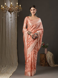 Saree mall Ethnic Motifs Woven Design Zari Dabu Sarees