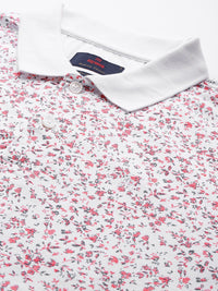 Raymond Printed Polo Collar Pure Cotton Slim Fit T-shirt