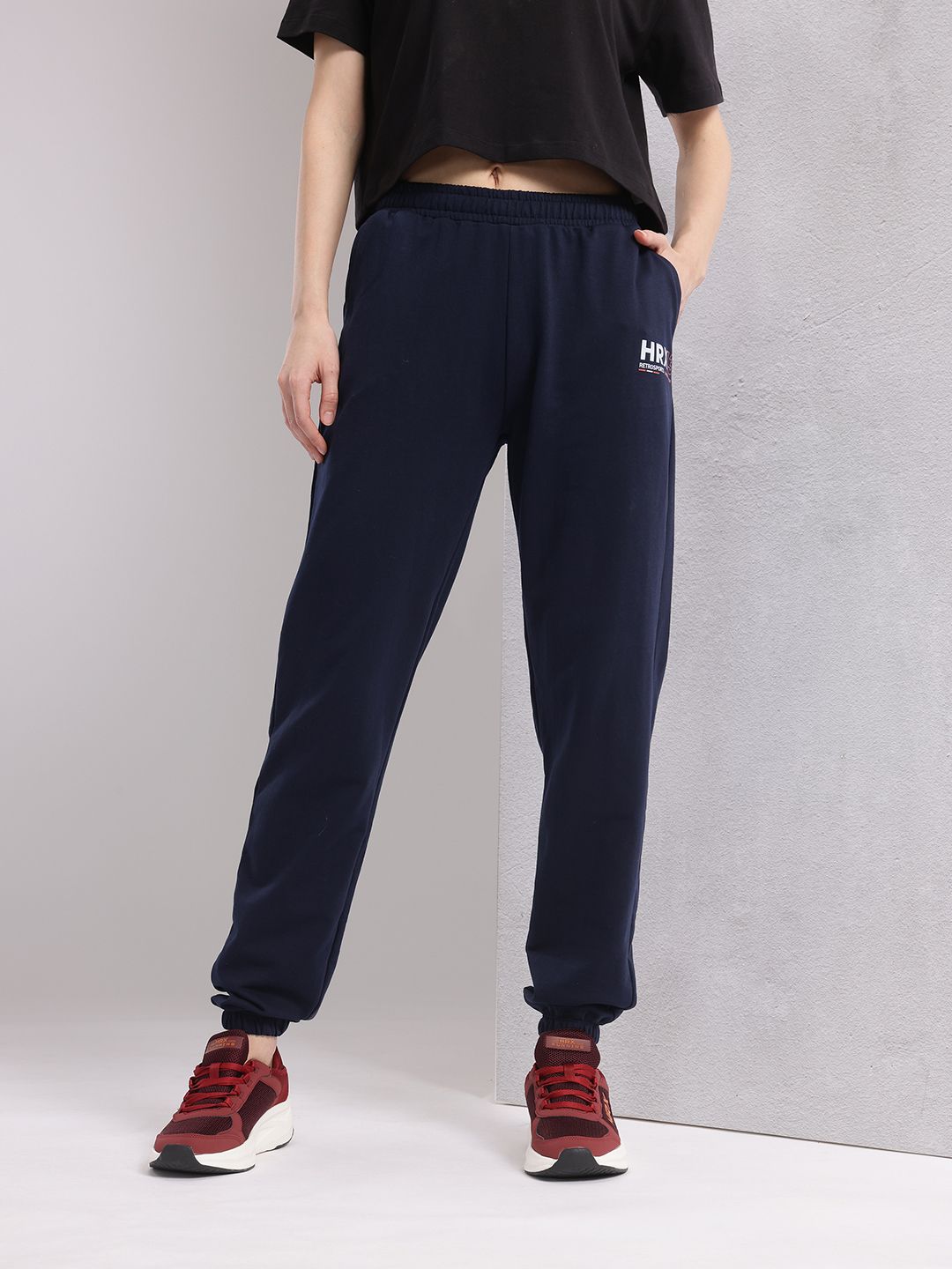 HRX by Hrithik Roshan Women Lifestyle Brand Logo Printed Joggers