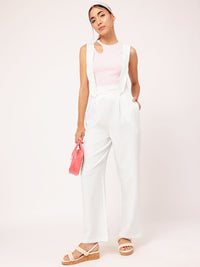 DressBerry Utility Chic Trousers With Suspenders