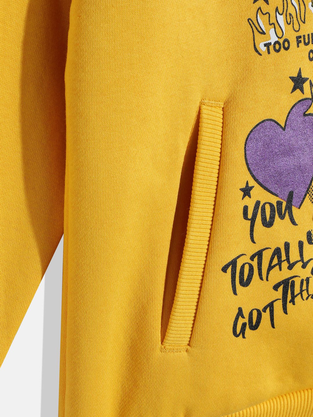 Monte Carlo Girls Printed Hooded Sweatshirt