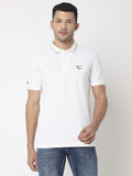 SPYKAR Polo Collar Slim Fit Pure Cotton T-shirt
