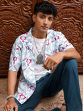 The Indian Garage Co Men Relaxed Fit Indie Floral Printed Resortwear Shirt