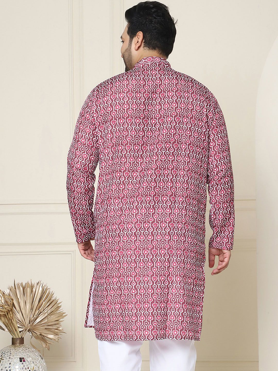 SOJANYA PLUS Geometric Printed Cotton Kurta