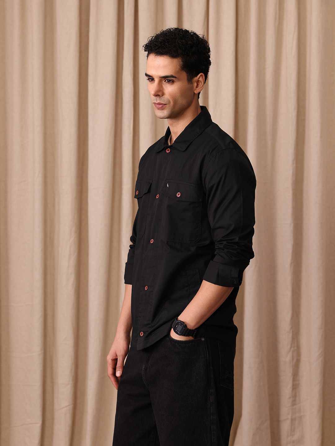 Mr Bowerbird Liberal Fit Pure Cotton Casual Shirt