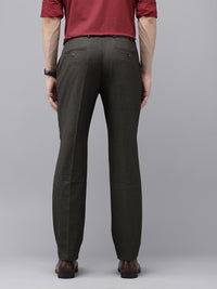 Park Avenue Men Striped Formal Trousers