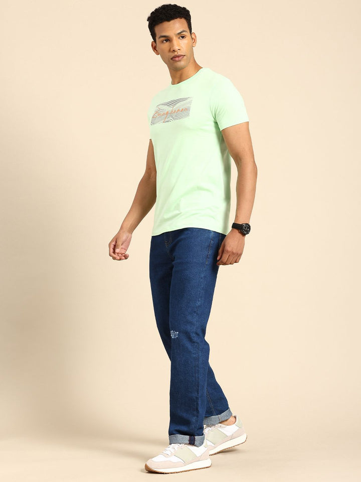 Being Human Men Slim Fit Low Distress Stretchable Jeans