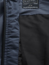 The Indian Garage Co Men Zip-Front Bomber Jacket with Zipper Pockets