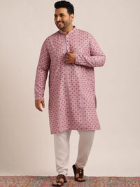 SOJANYA PLUS Lelaki Motif Etnik Cetakan Indie Kurta