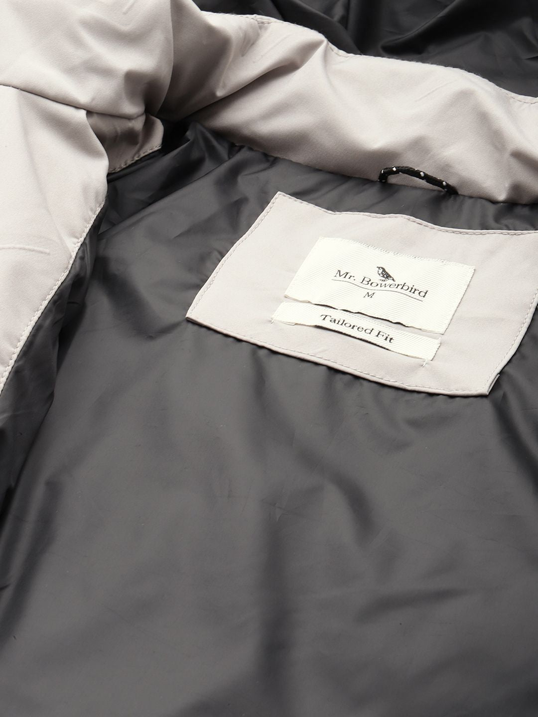 Mr Bowerbird Mock Collar With Detachable Hood Puffer Jacket