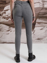 Basics By Tokyo Talkies Women Grey Skinny Fit Stretchable Jeans