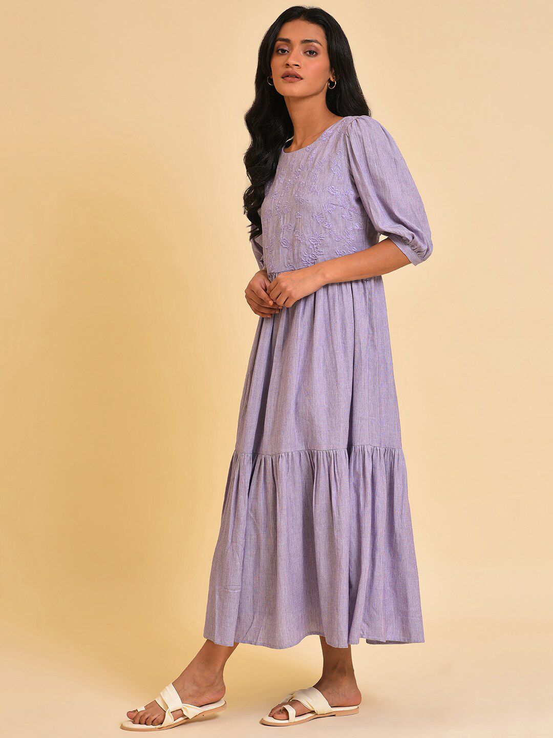 W Midi Cotton Dress