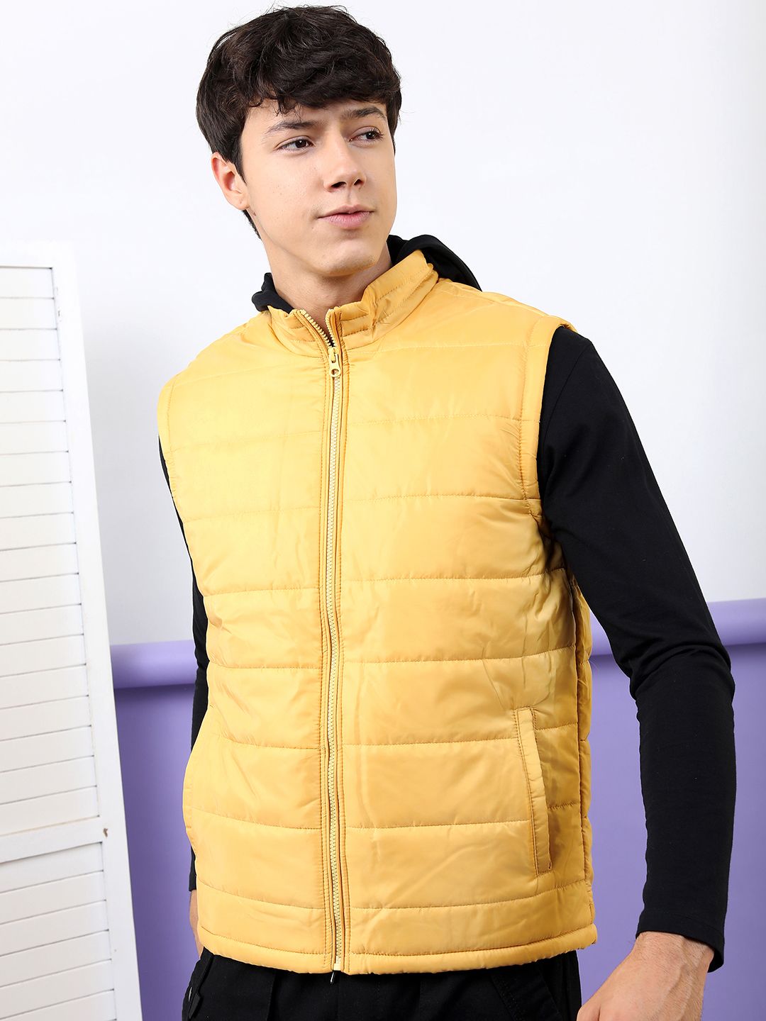 HIGHLANDER Men Mustard Padded Jacket