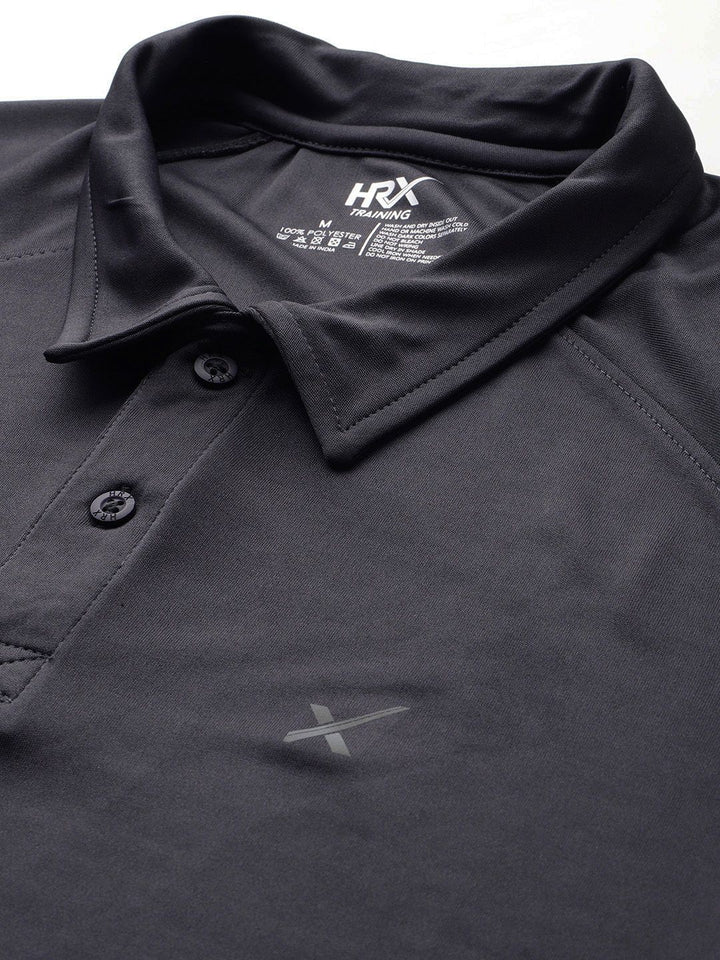 HRX by Hrithik Roshan Men Polo Collar Rapid-Dry Training T-shirt