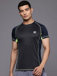 HRX by Hrithik Roshan Colourblocked Lifestyle T-shirt