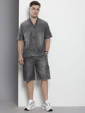 The Indian Garage Co Faded Boxy Fit Denim Utility Casual Co-Ords