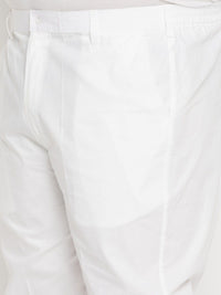 VASTRAMAY Men Plus Size Pure Cotton Mid-Rise Pyjama